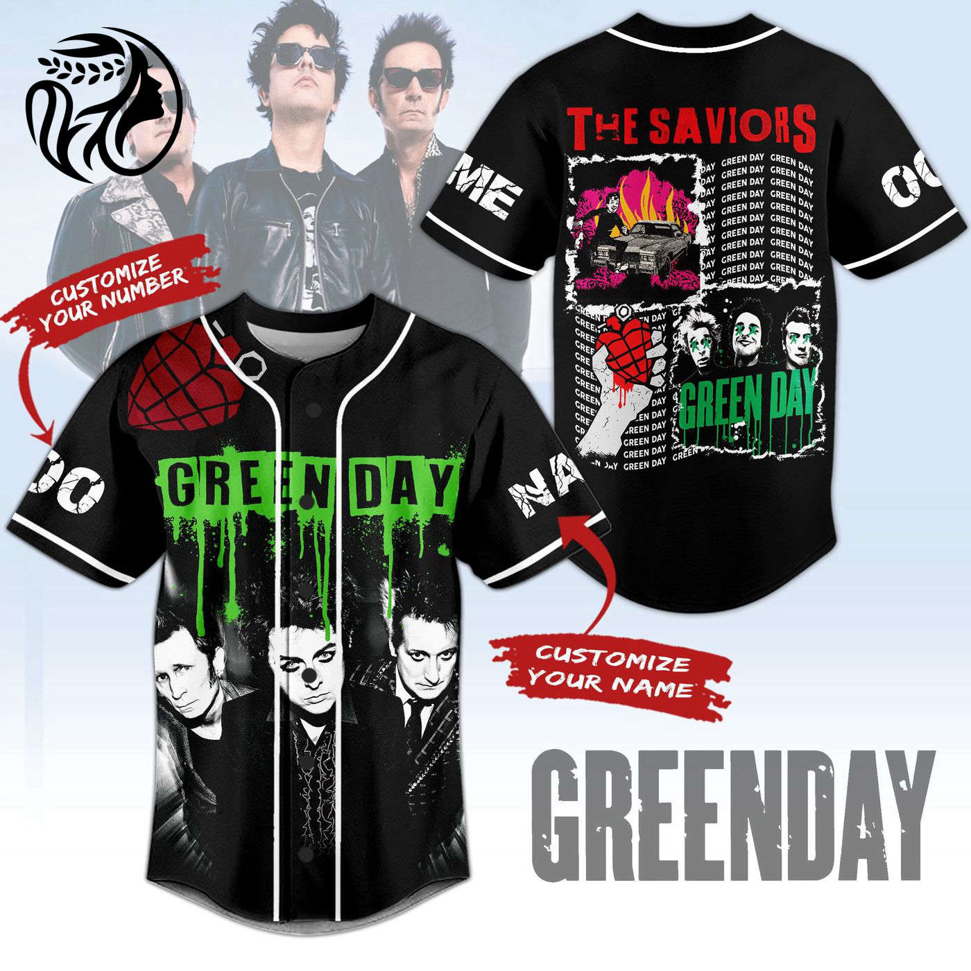 Green Day Baseball Jersey For Men Women And Kids Gift