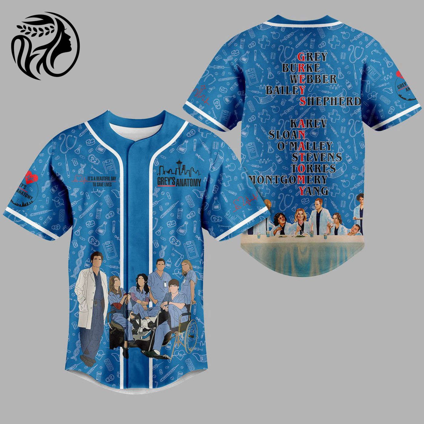 Grey Anatomy Baseball Jersey For Men Women And Kids Gift