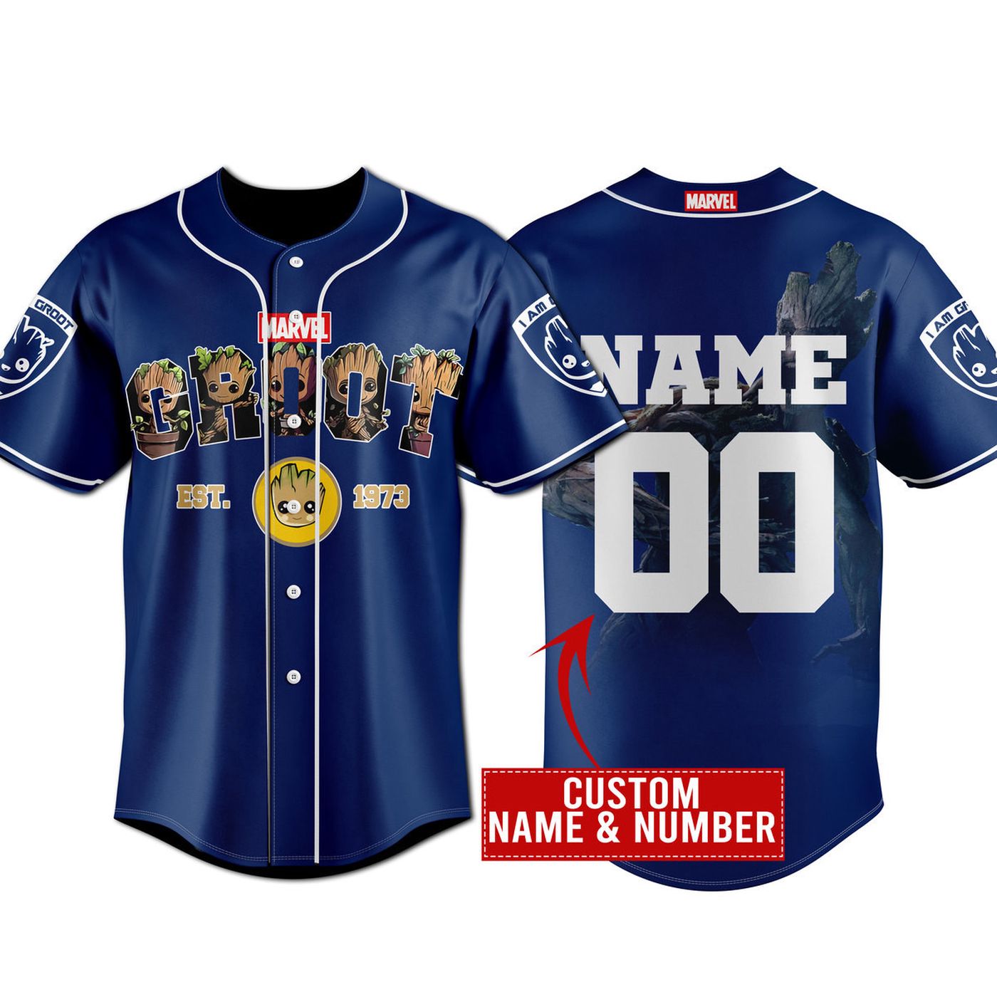 Groot Baseball Jersey For Men Women And Kids Gift