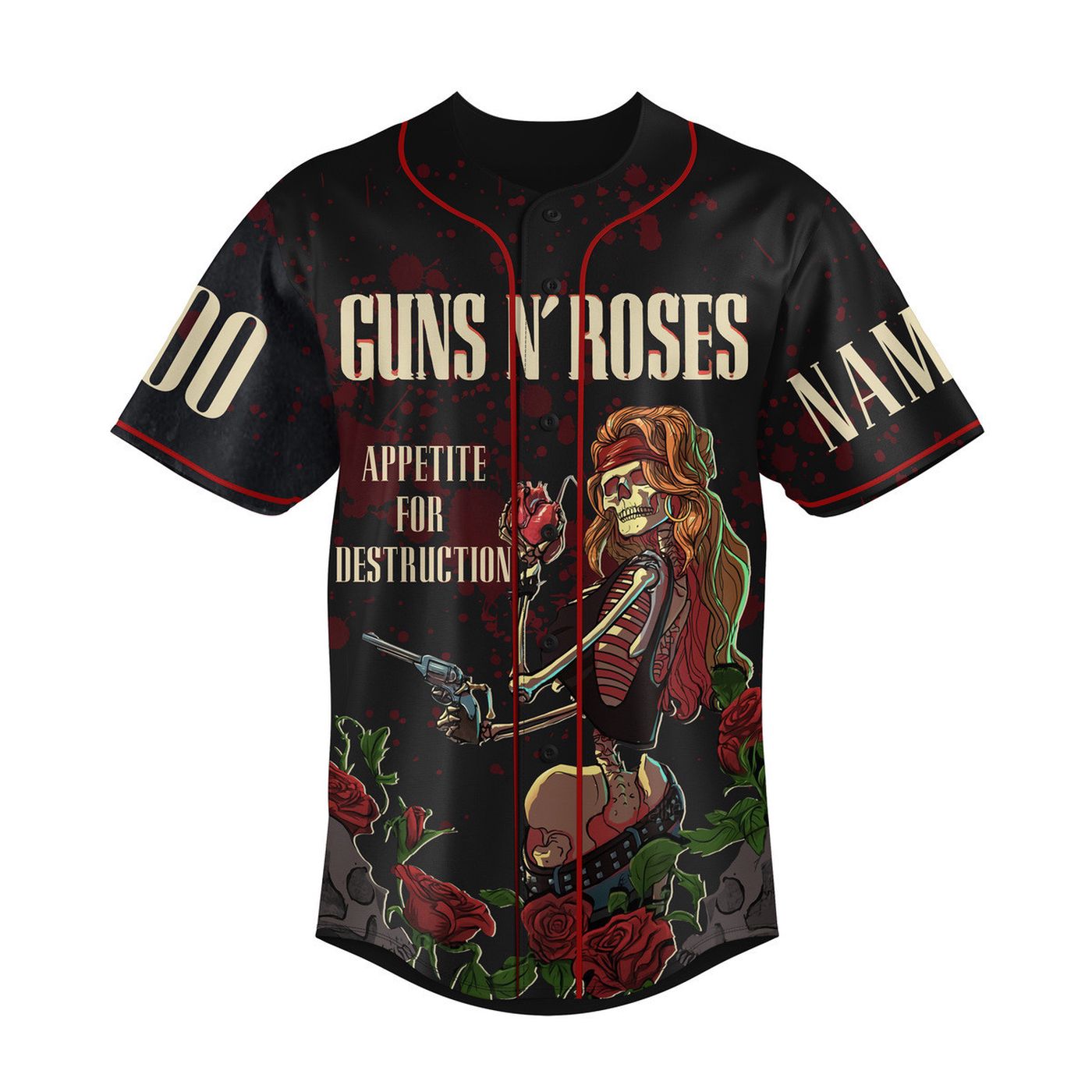 Guns N Roses Baseball Jersey For Men Women And Kids Gift Guns N Roses Baseball Jersey For Men Women And Kids Gift