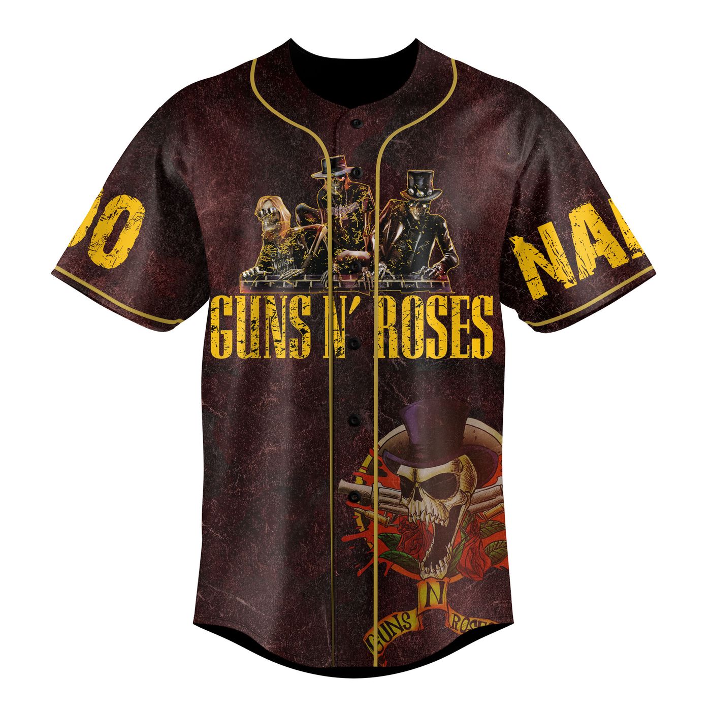 Guns N Roses Baseball Jersey For Men Women And Kids Gift Guns N Roses Baseball Jersey For Men Women And Kids Gift