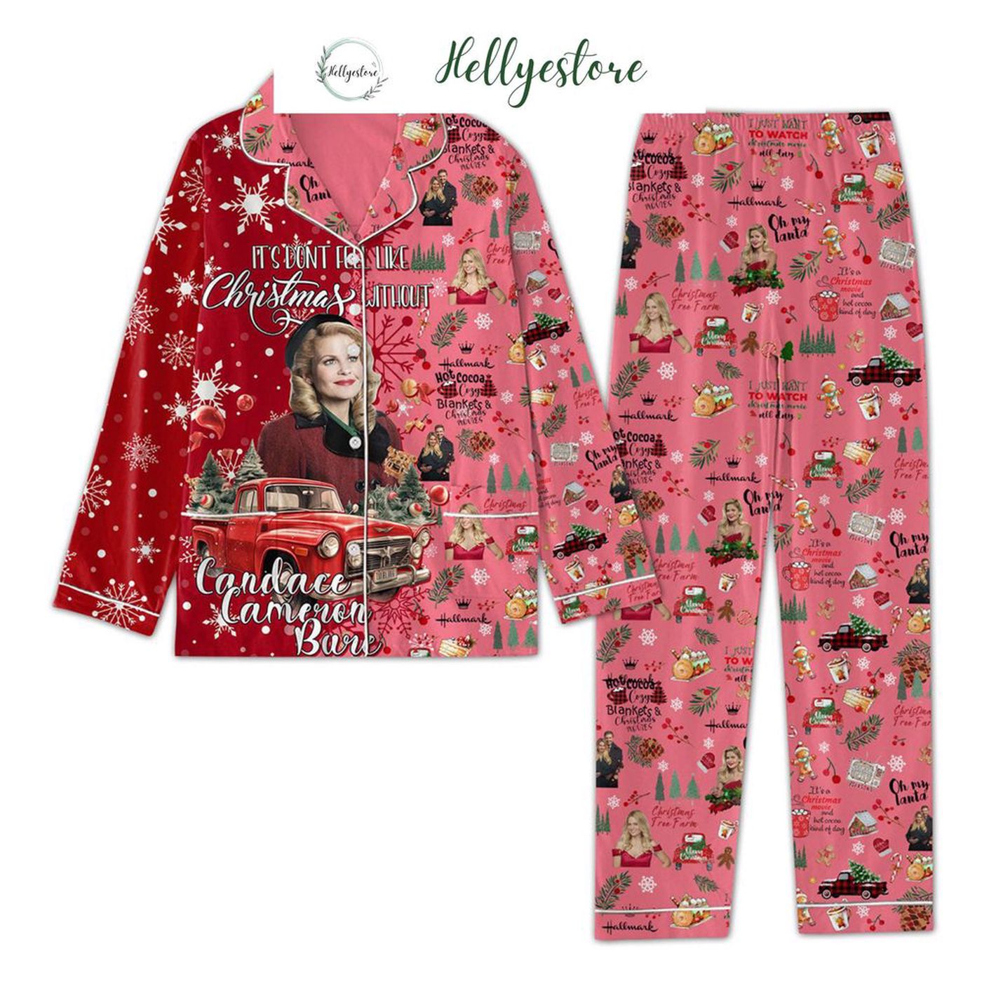 Christmas Family Matching Pajamas Set: Hallmark Movies Shirt
