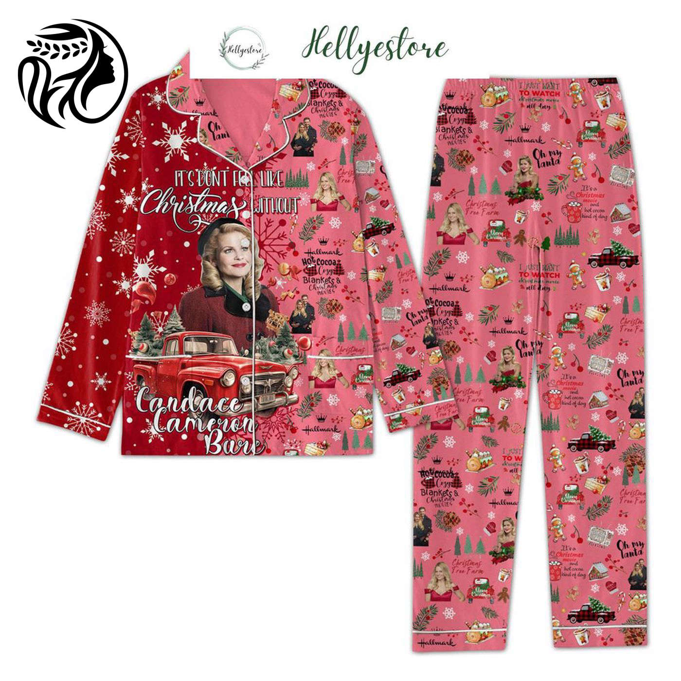 Christmas Family Matching Pajamas Set: Hallmark Movies Shirt