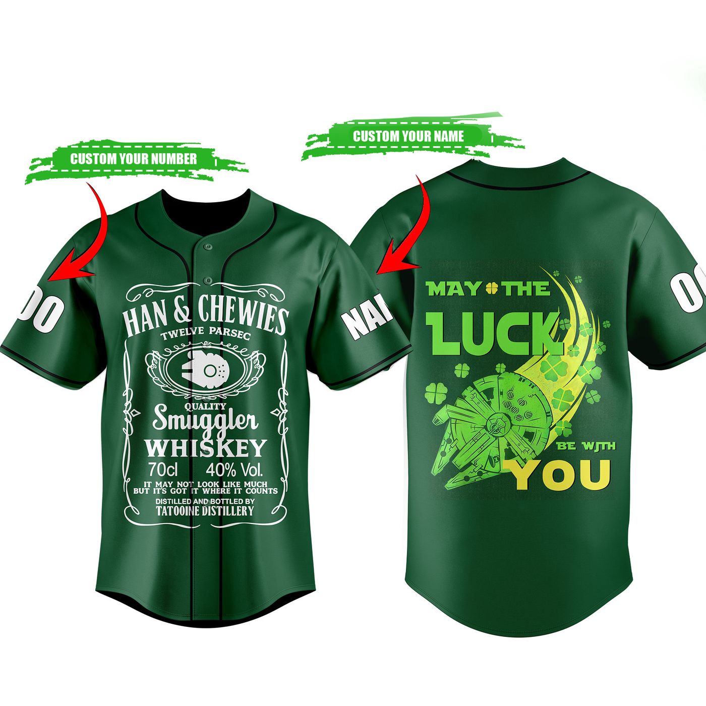 Han & Chewie Baseball Jersey For Men Women And Kids Gift