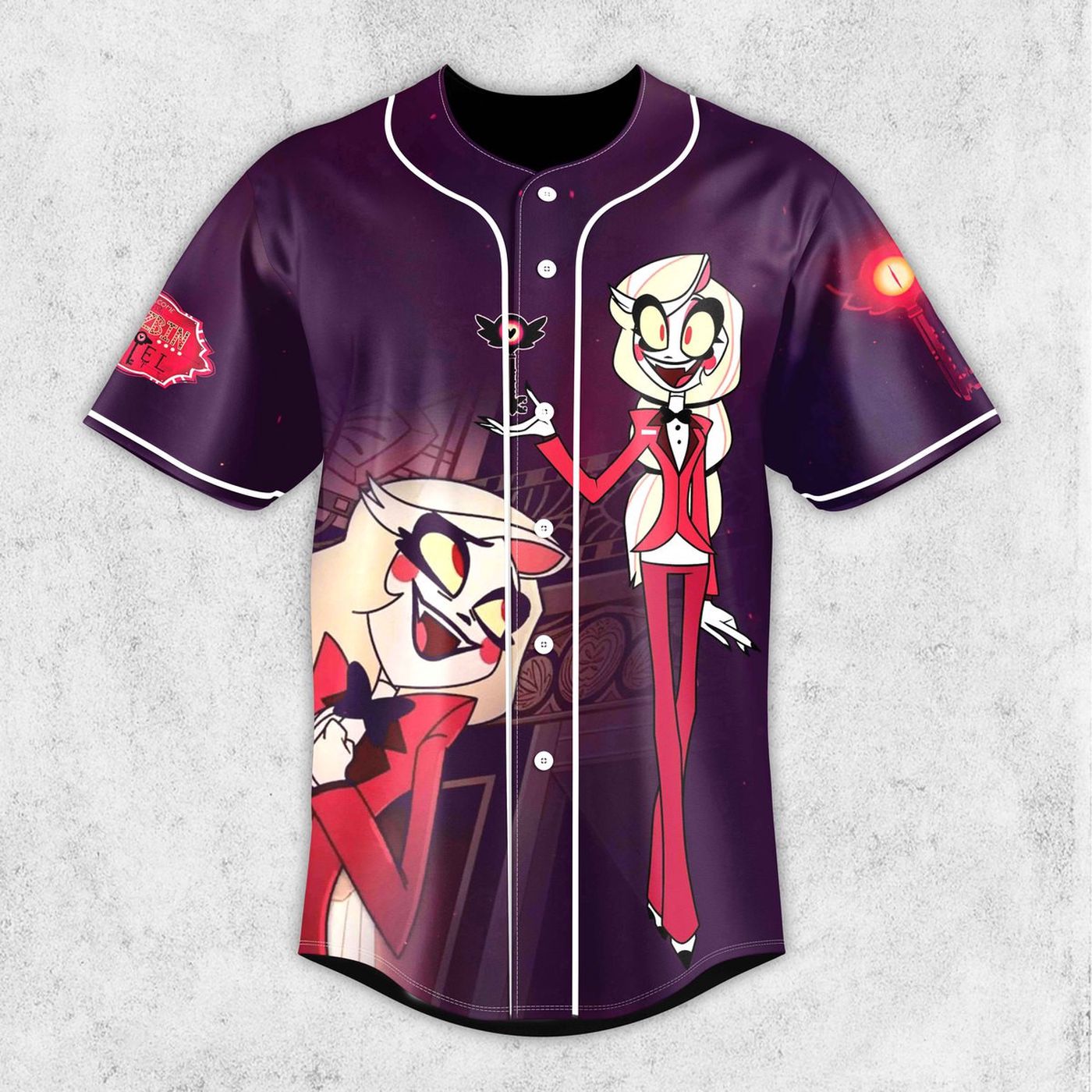 Hazbin Hotel Baseball Jersey For Men Women And Kids Gift Hazbin Hotel Baseball Jersey For Men Women And Kids Gift