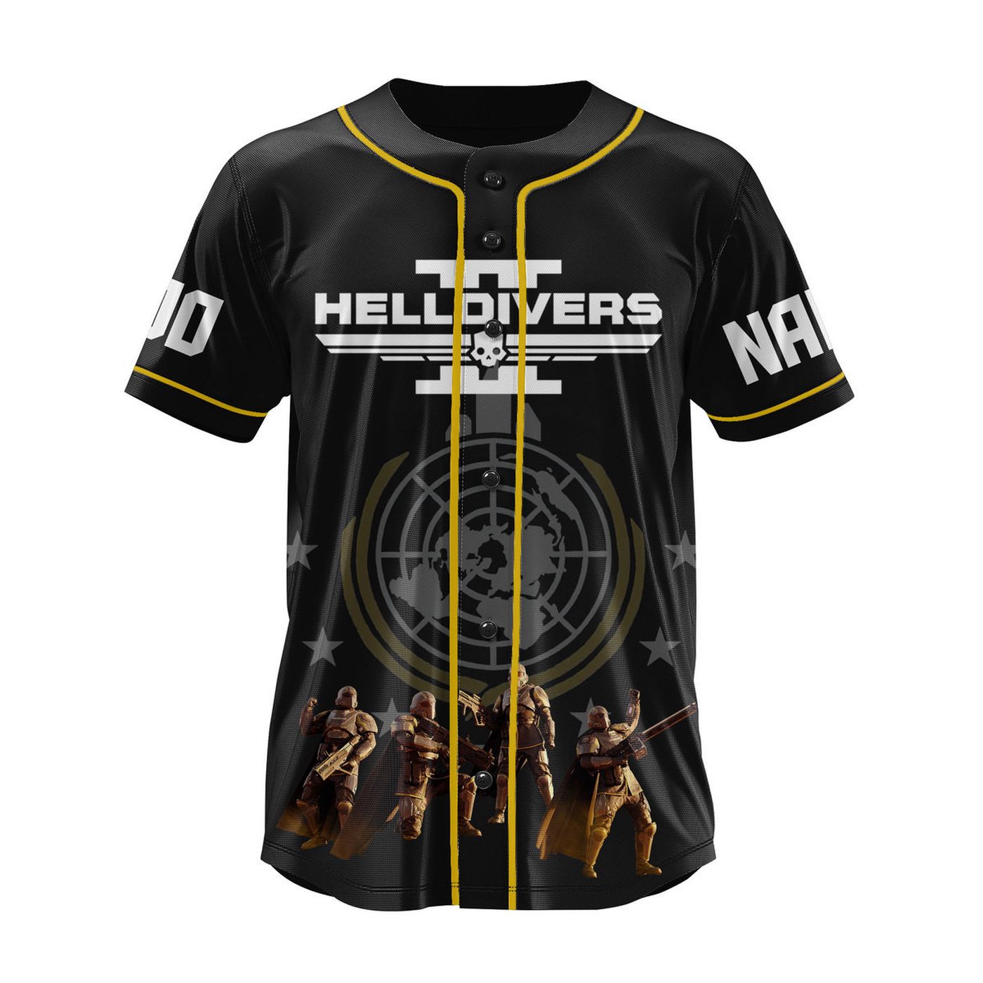 Helldivers Baseball Jersey For Men Women And Kids Gift Helldivers Baseball Jersey For Men Women And Kids Gift