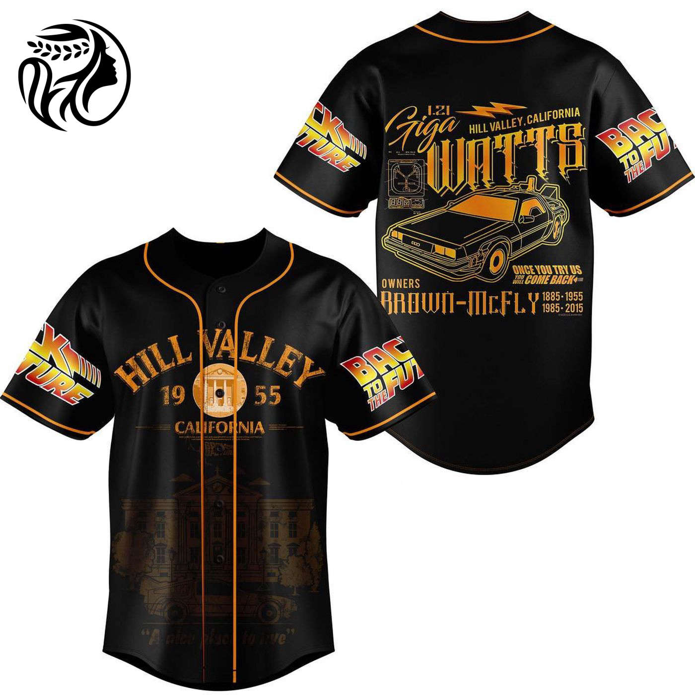 Hill Valley Baseball Jersey For Men Women And Kids Gift
