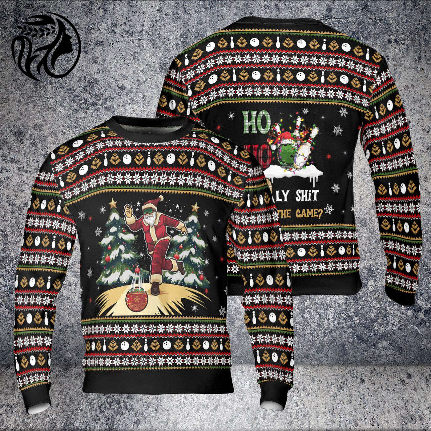 Ho Ho Holy Shot Ugly Christmas Sweater – Festive & Fun Apparel by HYPERFAVOR