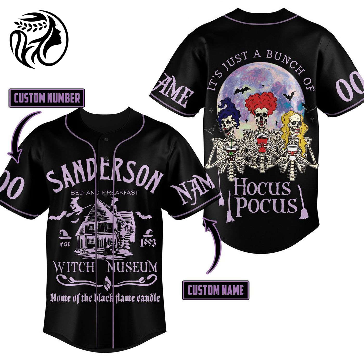 Hocus Pocus Baseball Jersey For Men Women And Kids Gift