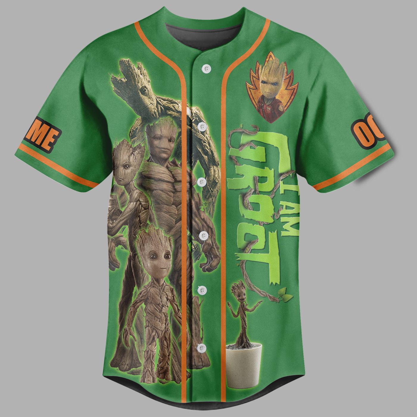 I Am Groot Baseball Jersey For Men Women And Kids Gift I Am Groot Baseball Jersey For Men Women And Kids Gift