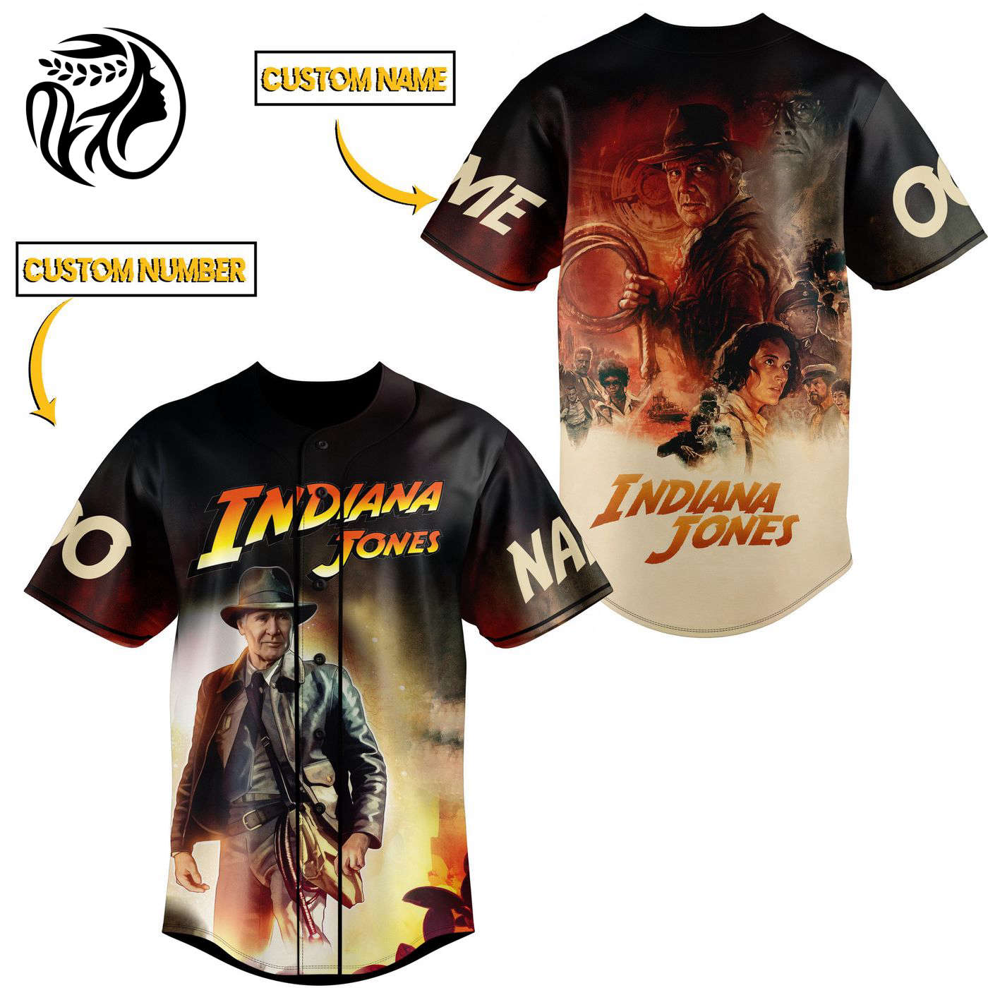 Indiana Jones Baseball Jersey For Men Women And Kids Gift