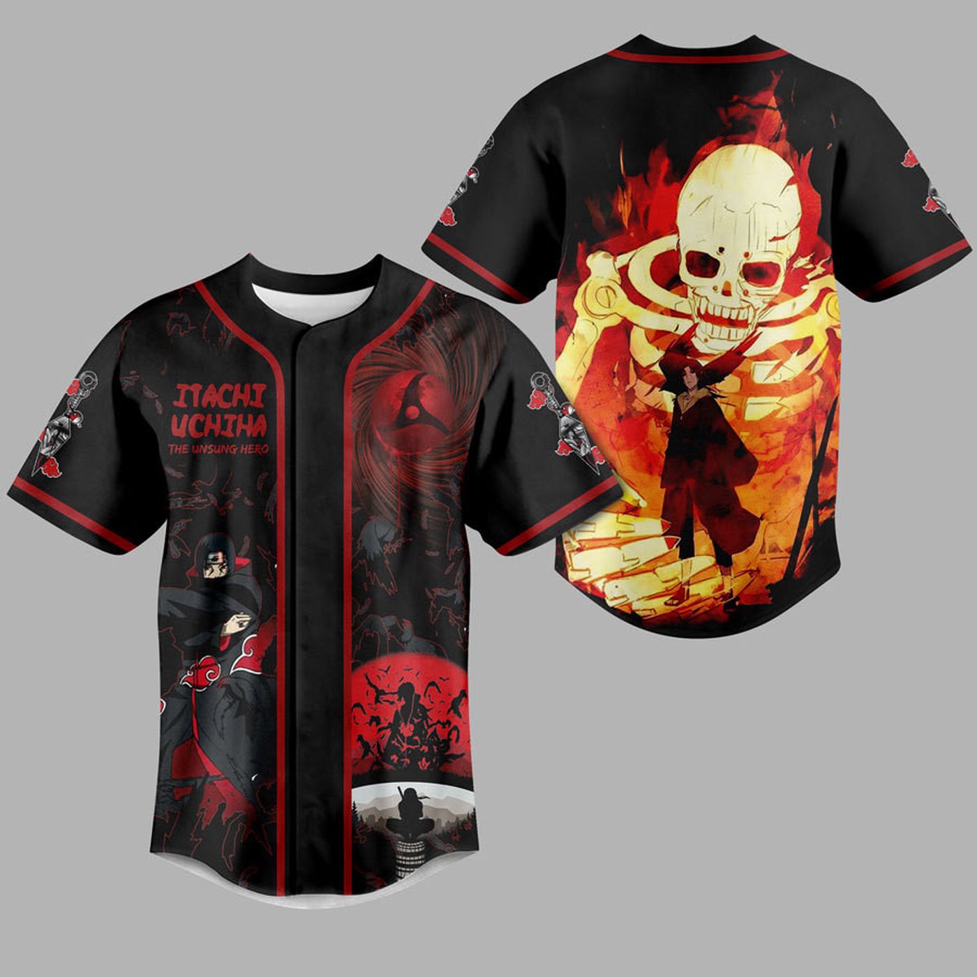 Itachi Uchiha Baseball Jersey For Men Women And Kids Gift