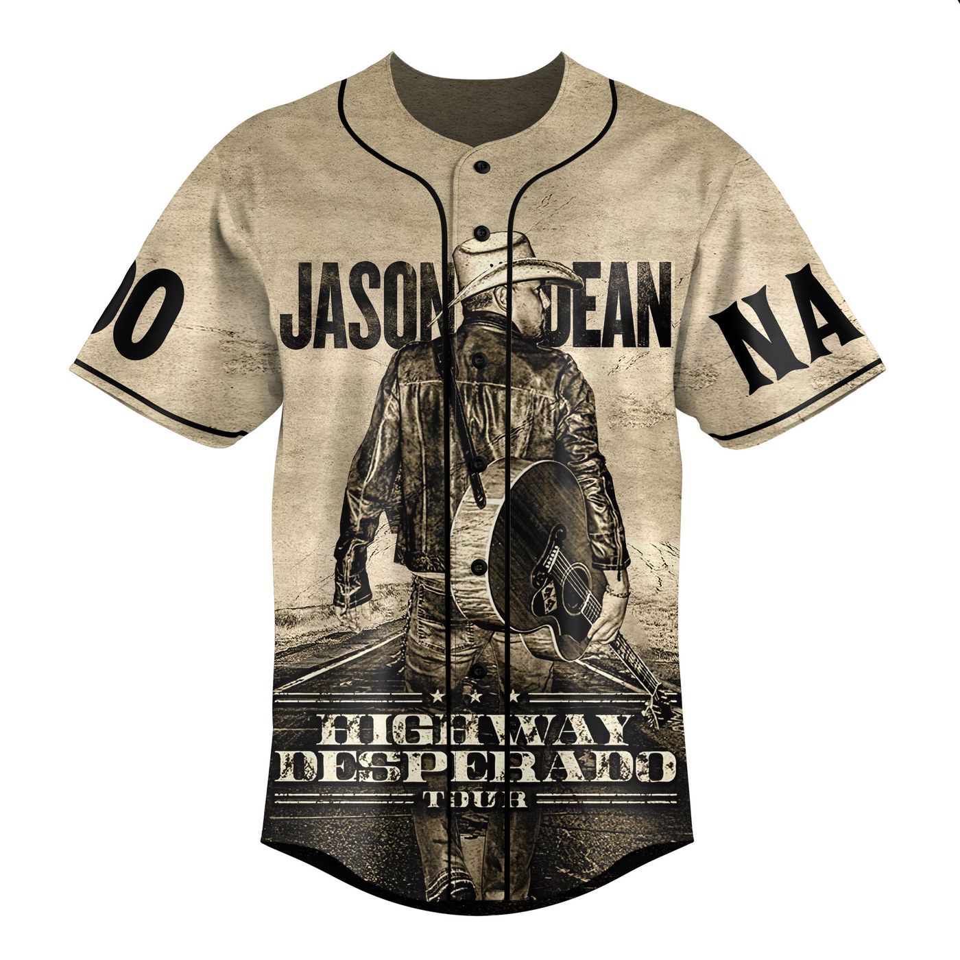 Jason Aldean Baseball Jersey For Men Women And Kids Gift