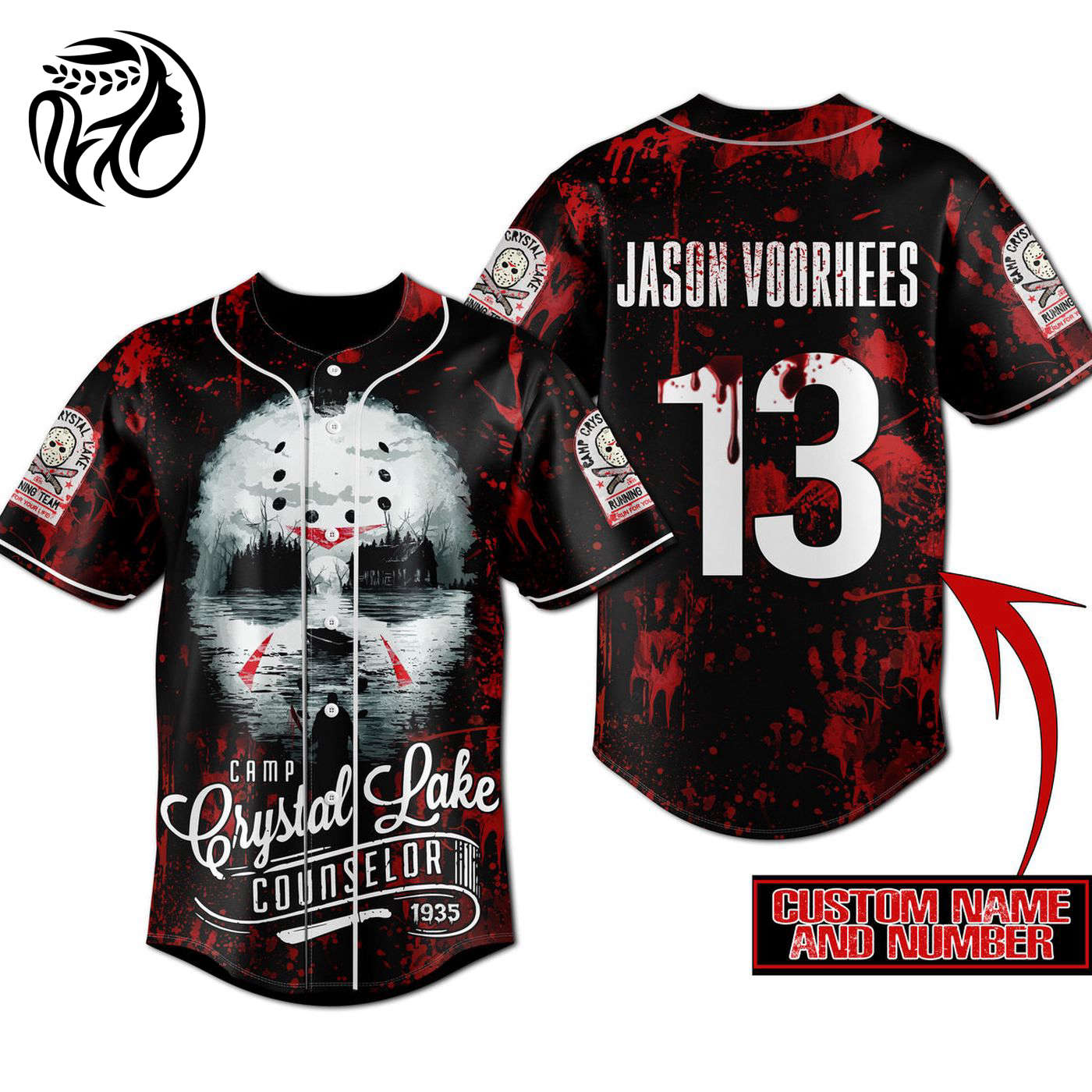 Jason Voorhees Baseball Jersey For Men Women And Kids Gift