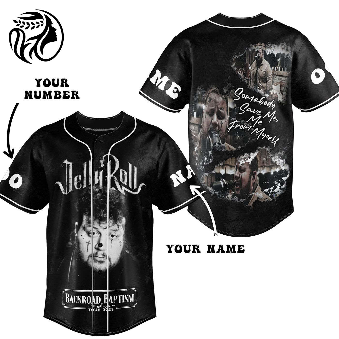 Jelly Roll Baseball Jersey For Men Women And Kids Gift