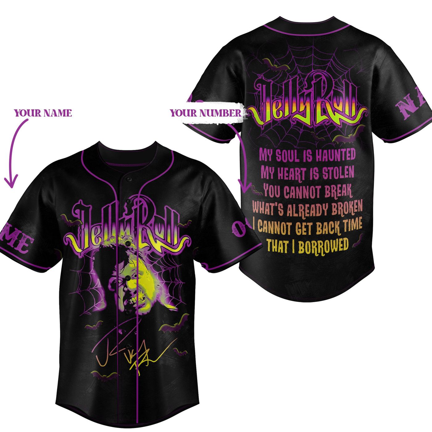 Jelly Roll Baseball Jersey For Men Women And Kids Gift