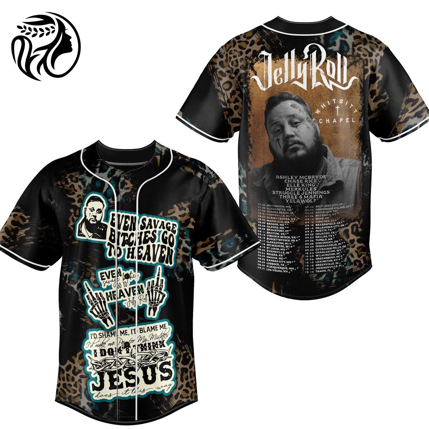 Jelly Roll Baseball Jersey For Men Women And Kids Gift