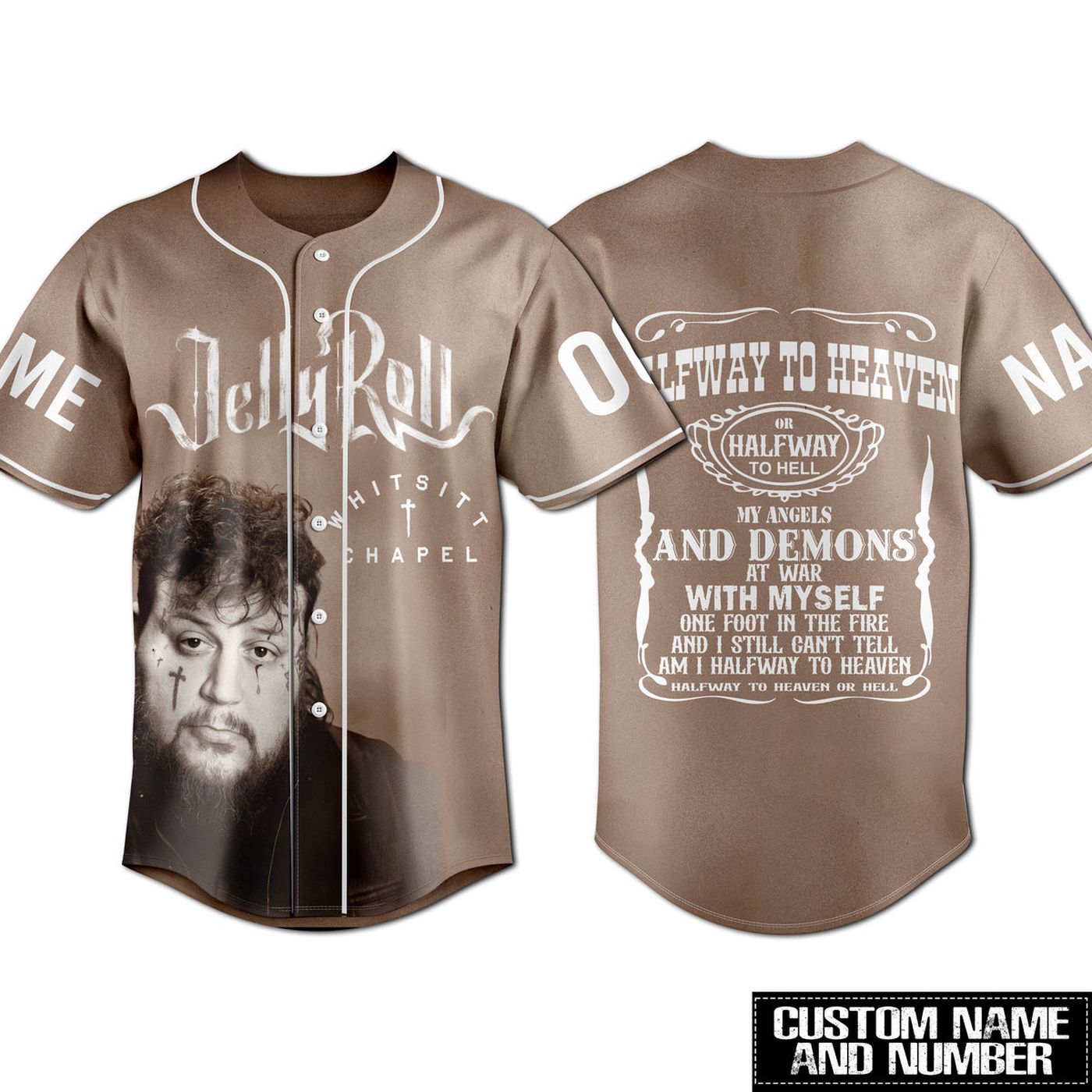Jelly Roll Baseball Jersey For Men Women And Kids Gift