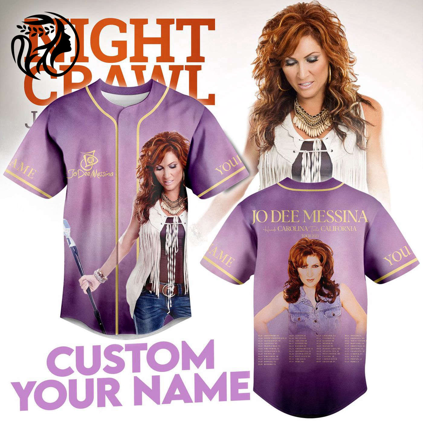 Jo Dee Messina Baseball Jersey For Men Women And Kids Gift