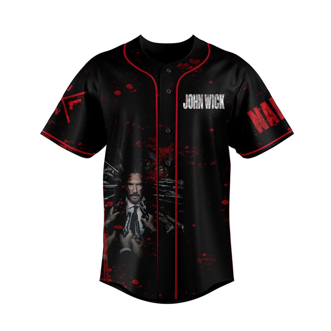 John Wick Baseball Jersey For Men Women And Kids Gift John Wick Baseball Jersey For Men Women And Kids Gift