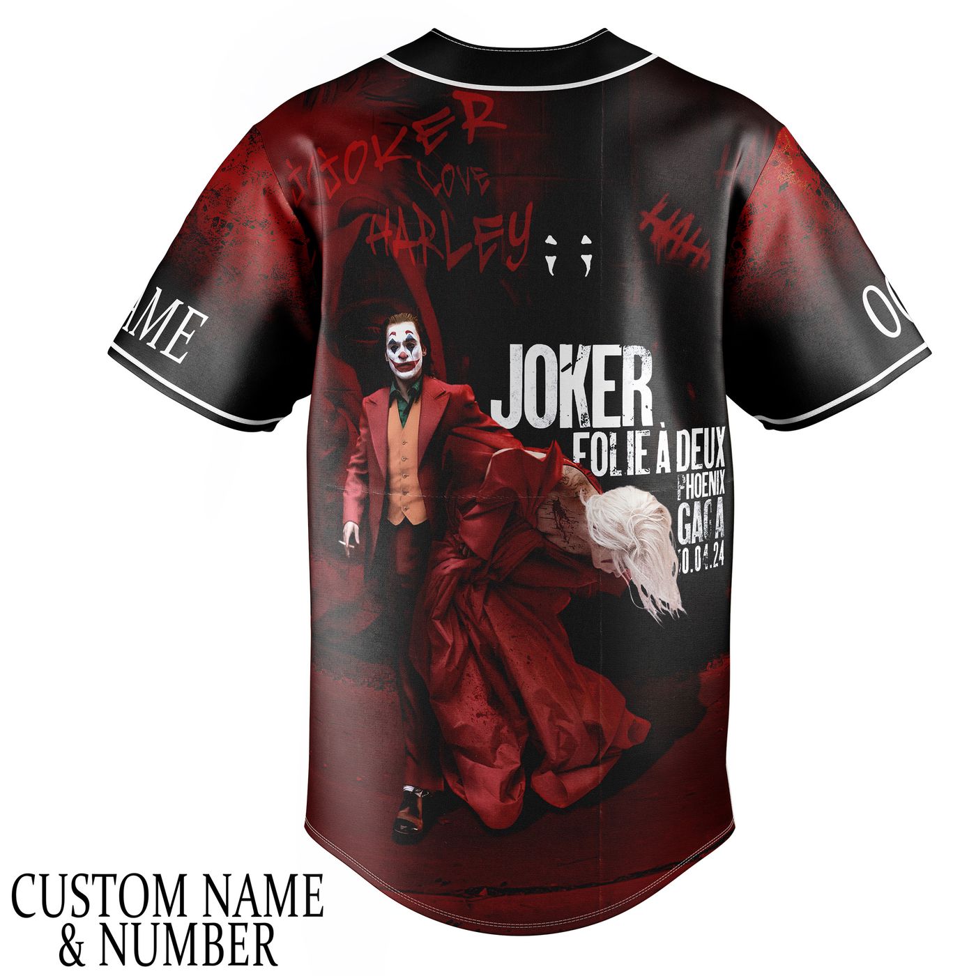 Joker Folie a Deux Baseball Jersey For Men Women And Kids Gift Joker Folie a Deux Baseball Jersey For Men Women And Kids Gift