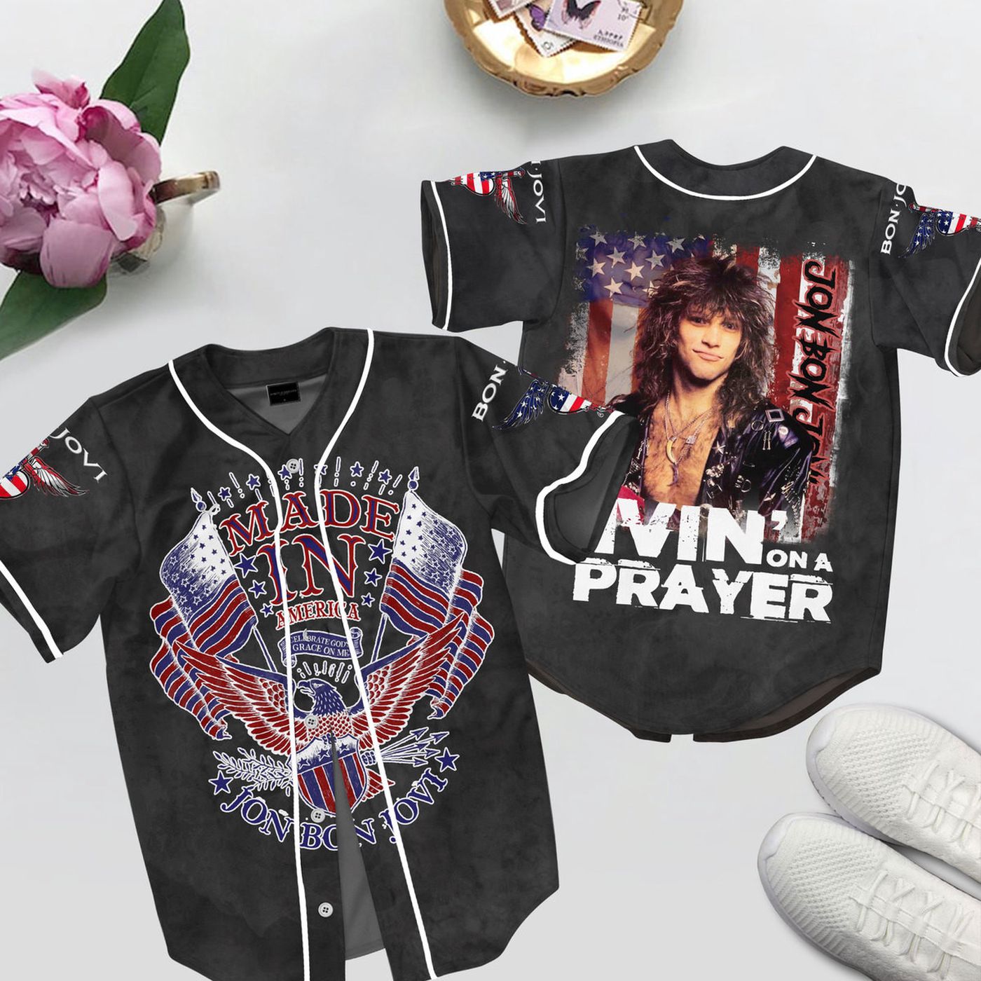 Jon Bon Jovi Baseball Jersey For Men Women And Kids Gift Jon Bon Jovi Baseball Jersey For Men Women And Kids Gift