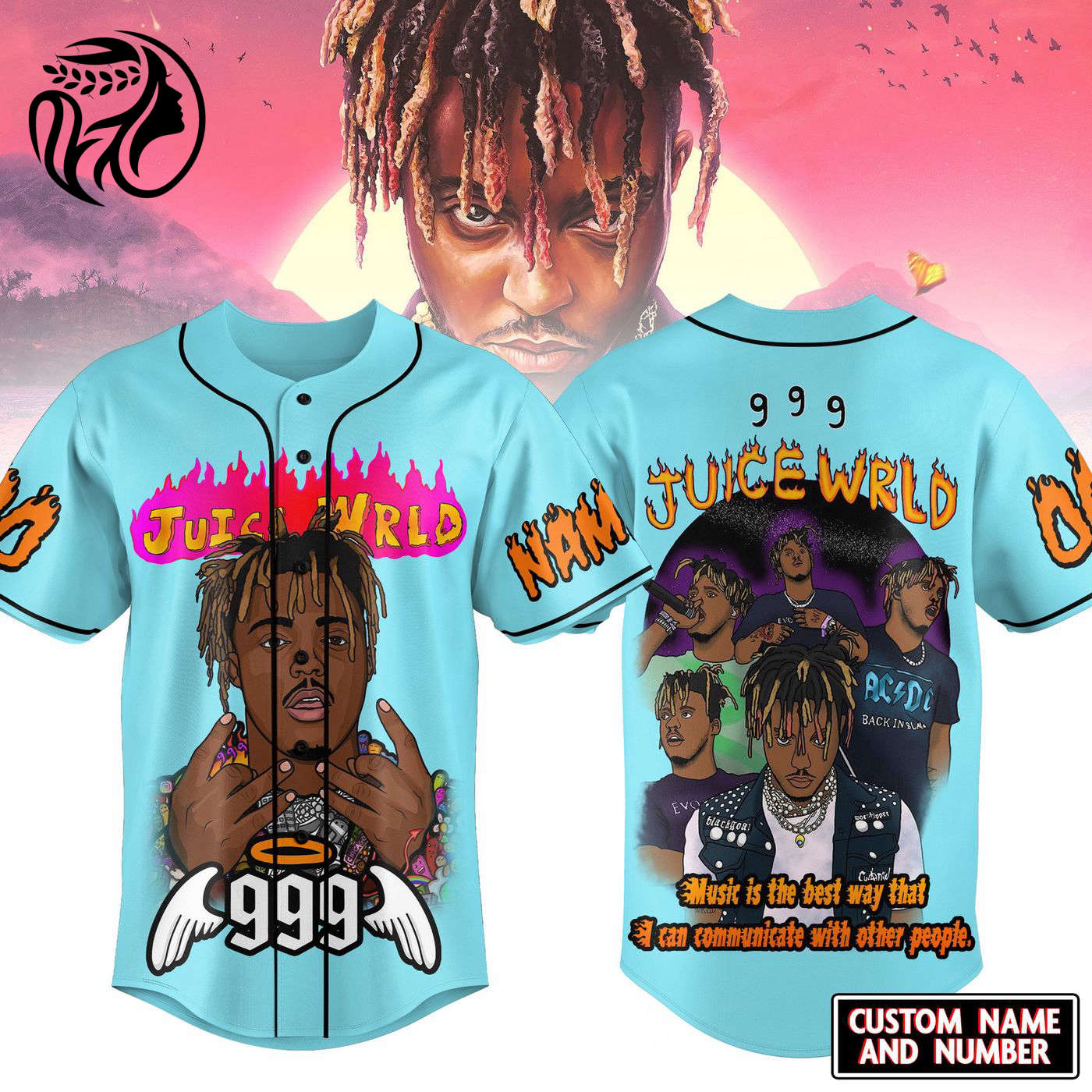 Juice WRLD Baseball Jersey For Men Women And Kids Gift