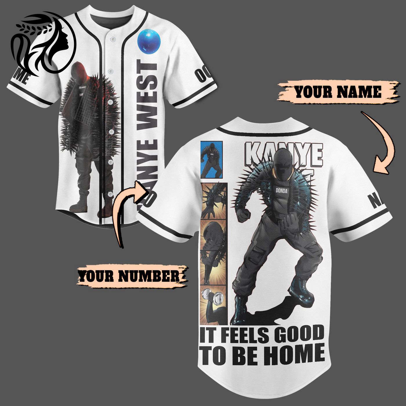 Kanye West Baseball Jersey For Men Women And Kids Gift