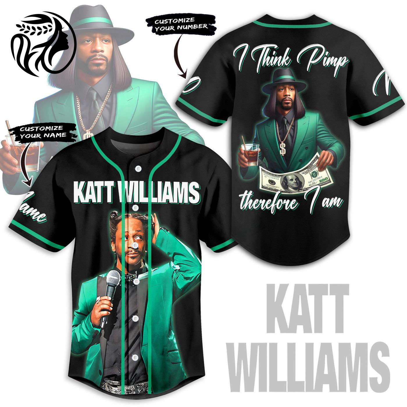 Katt Williams Baseball Jersey For Men Women And Kids Gift