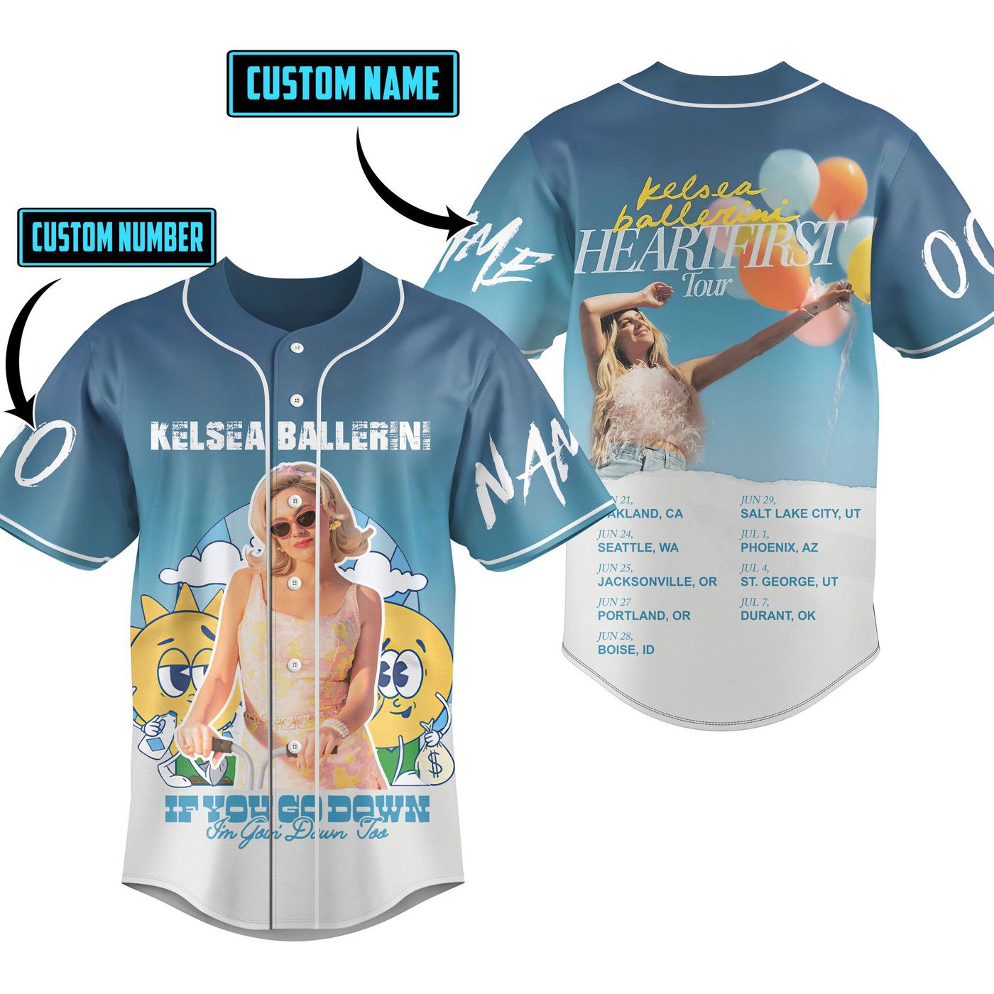 Kelsea Ballerini Baseball Jersey For Men Women And Kids Gift Kelsea Ballerini Baseball Jersey For Men Women And Kids Gift
