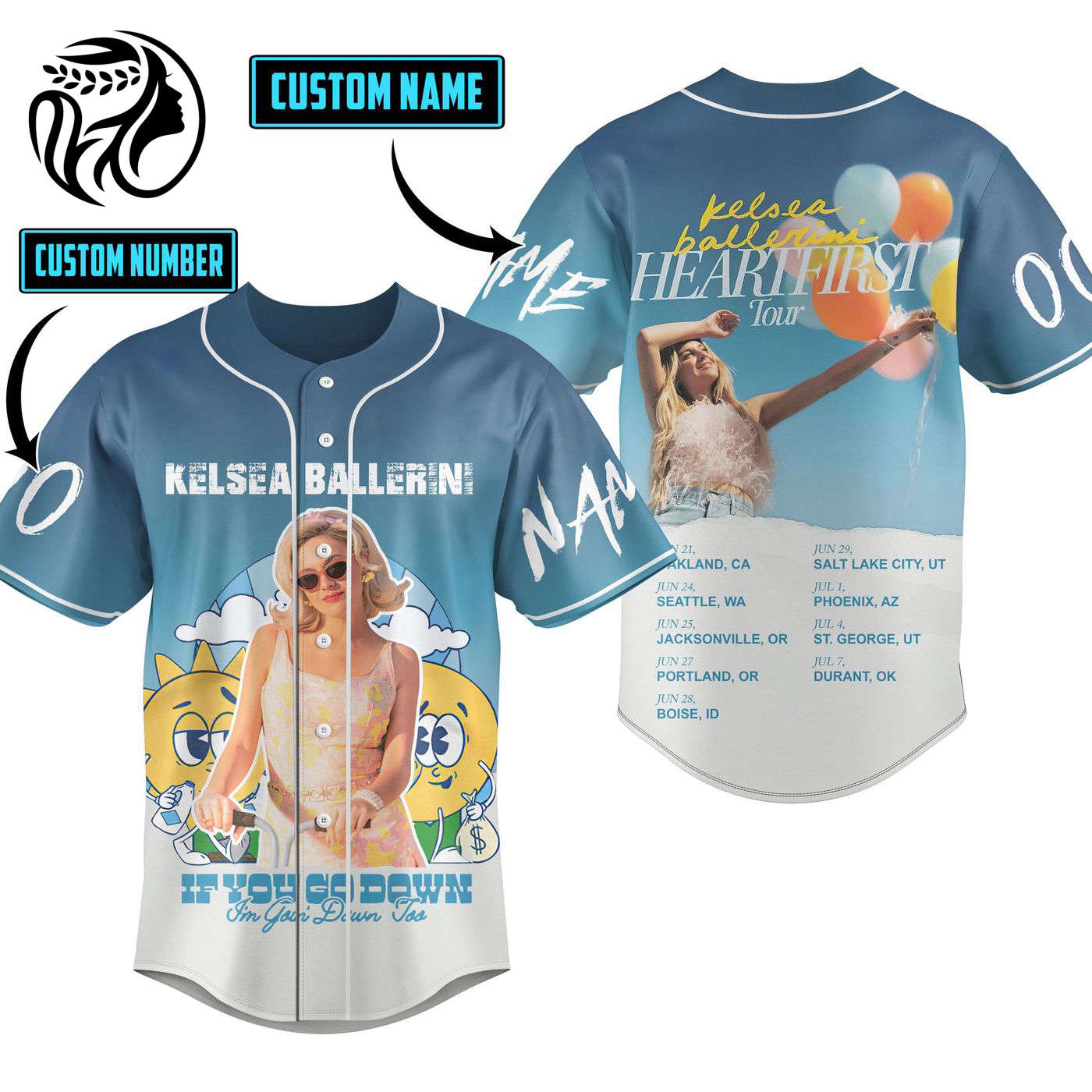 Kelsea Ballerini Baseball Jersey For Men Women And Kids Gift