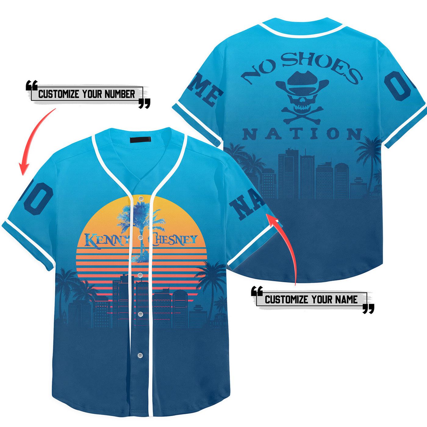Kenny Chesney Baseball Jersey For Men Women And Kids Gift Kenny Chesney Baseball Jersey For Men Women And Kids Gift