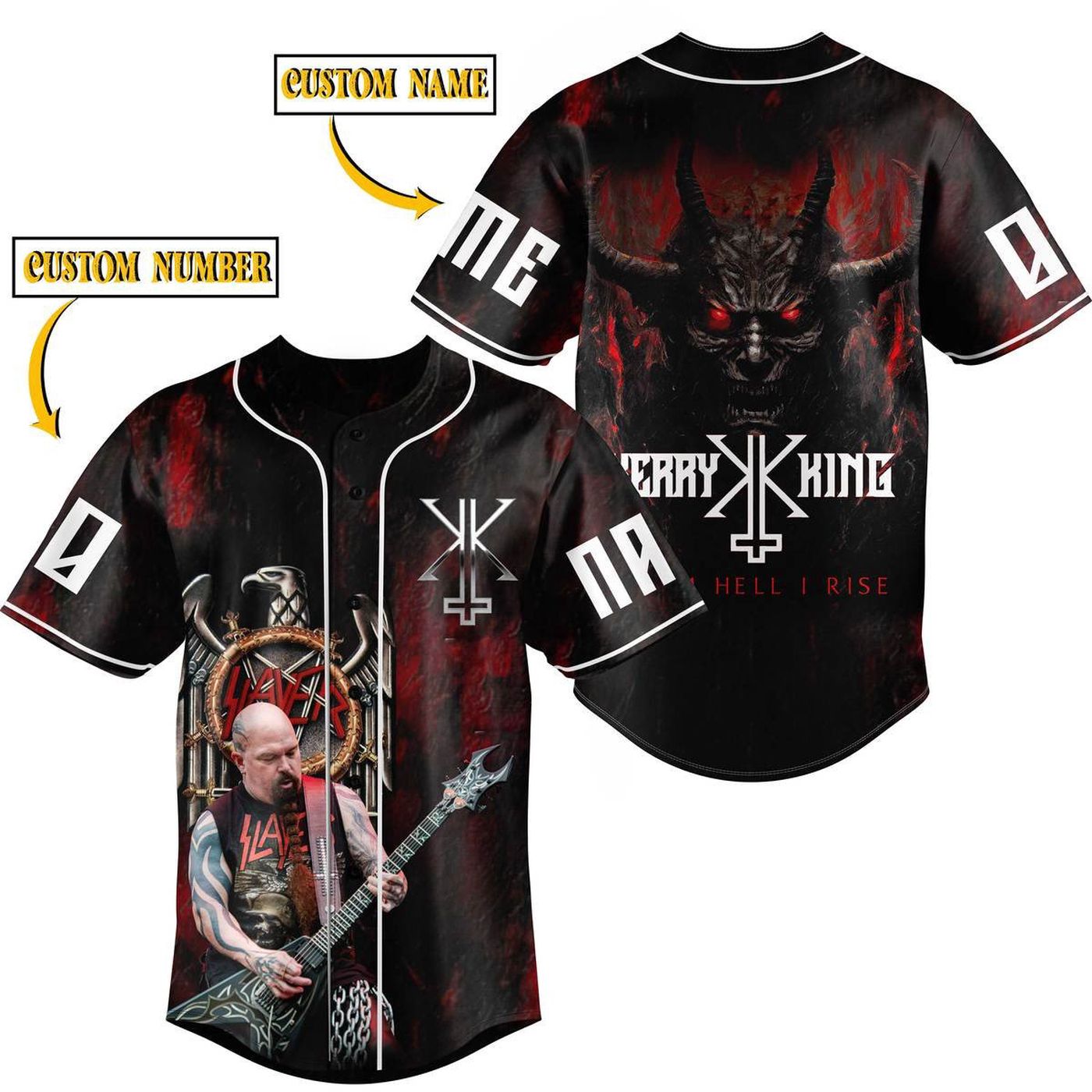 Kerry King Baseball Jersey For Men Women And Kids Gift Kerry King Baseball Jersey For Men Women And Kids Gift