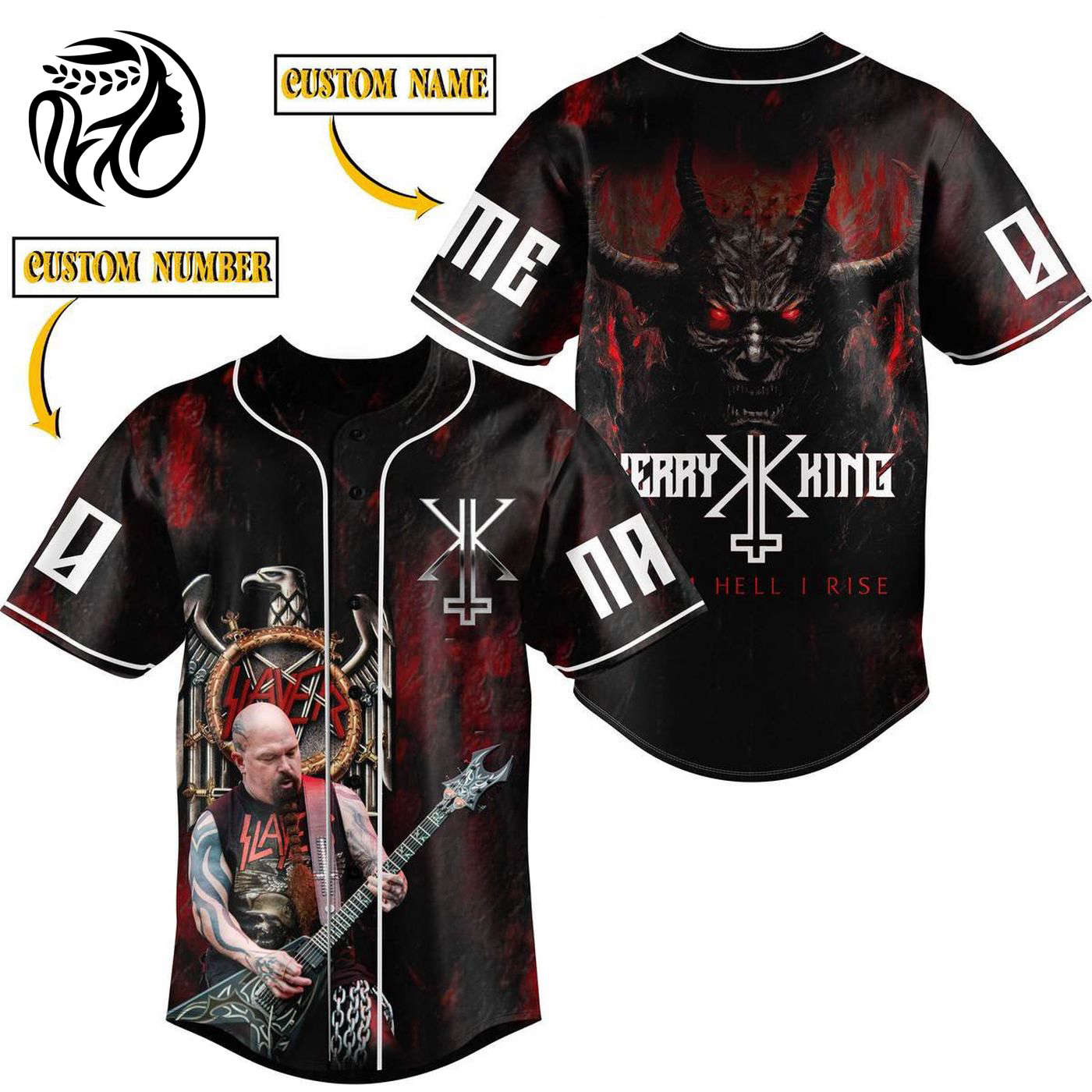 Kerry King Baseball Jersey For Men Women And Kids Gift