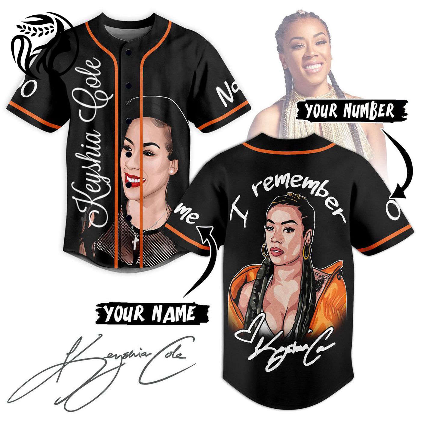 Keyshia Cole Baseball Jersey For Men Women And Kids Gift