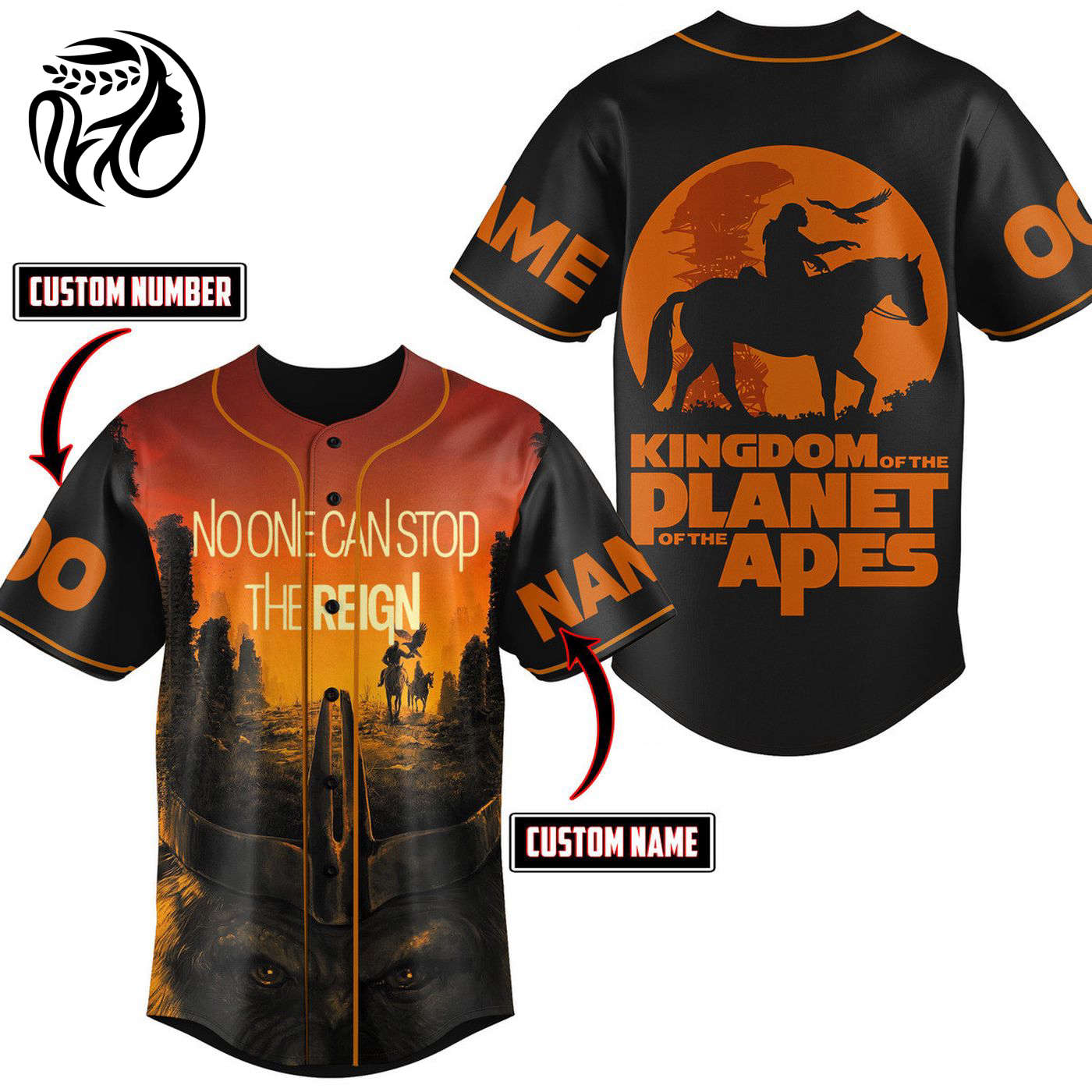 Kingdom Of The Planet Of The Apes Baseball Jersey For Men Women And Kids Gift