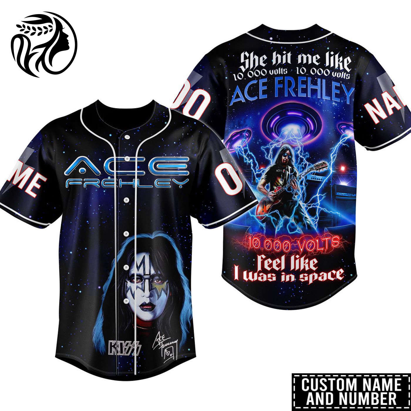 Kiss Ace Frehley Baseball Jersey For Men Women And Kids Gift