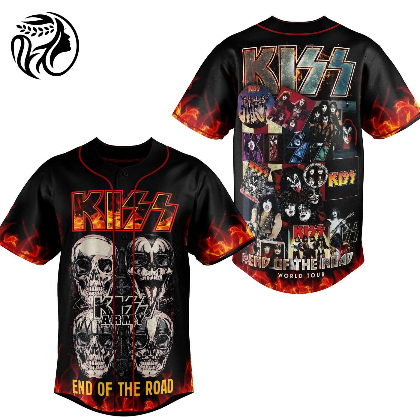 Kiss Baseball Jersey For Men Women And Kids Gift