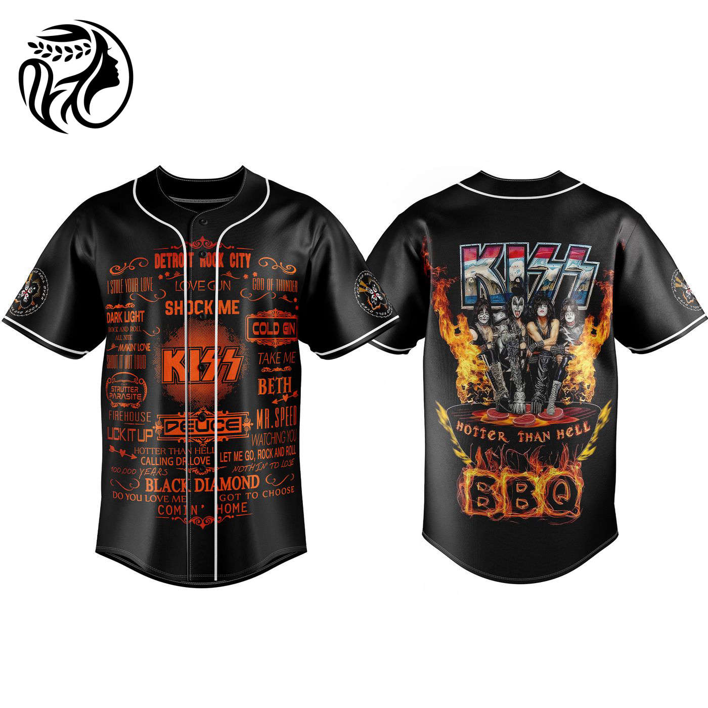 Kiss Baseball Jersey For Men Women And Kids Gift