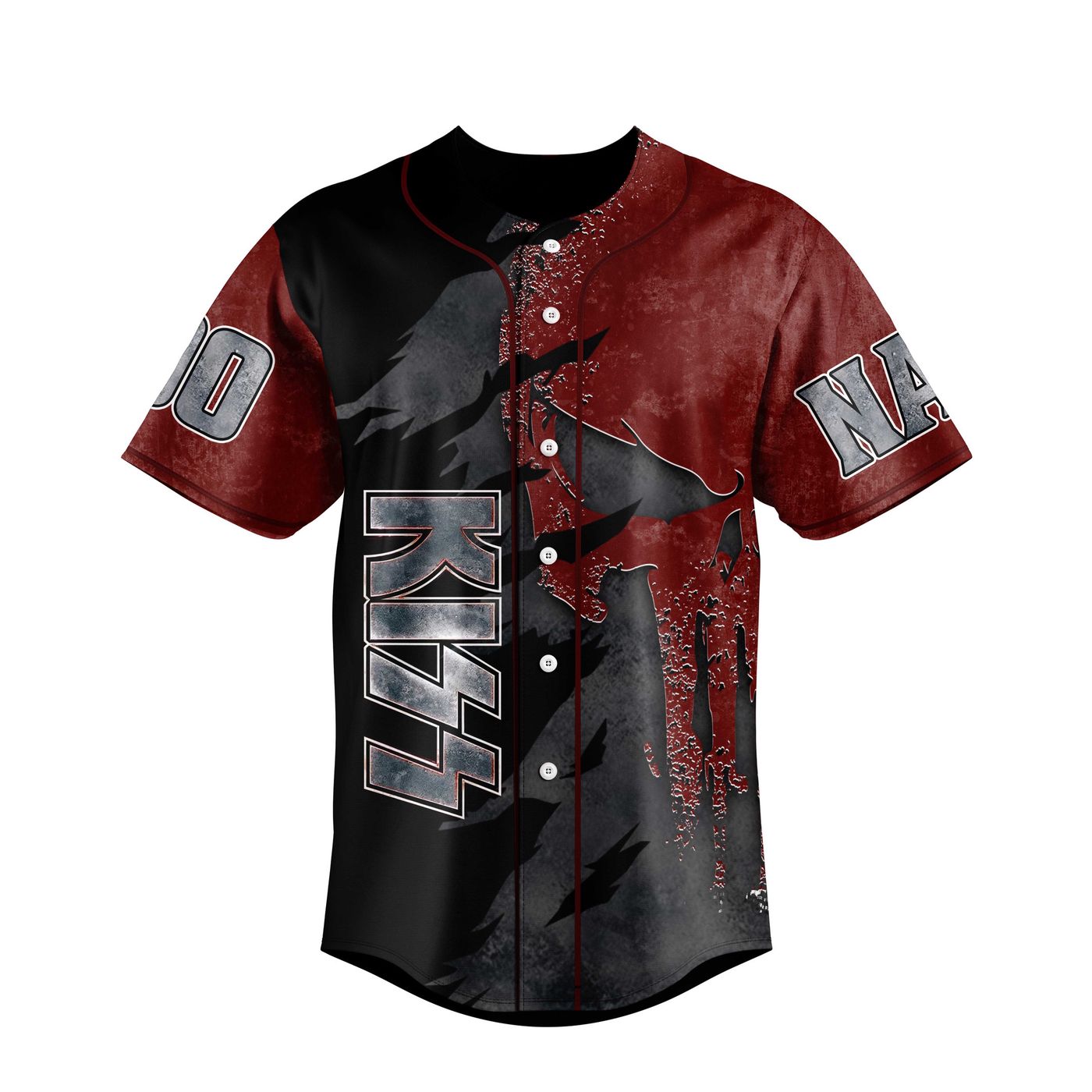 Kiss Baseball Jersey For Men Women And Kids Gift