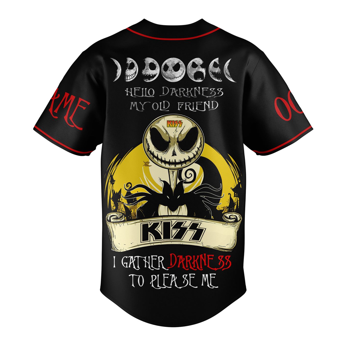 Kiss Baseball Jersey For Men Women And Kids Gift