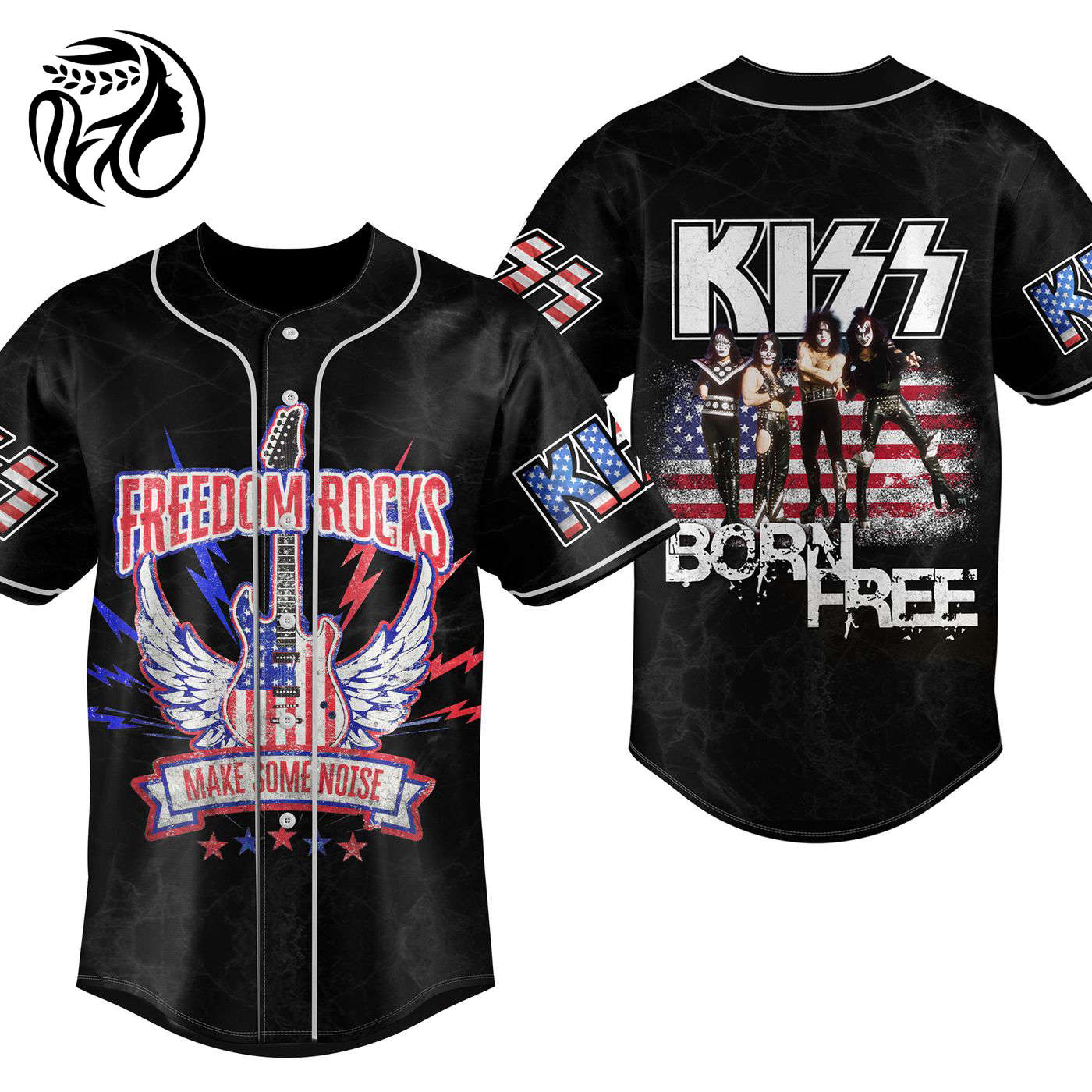 Kiss Baseball Jersey For Men Women And Kids Gift