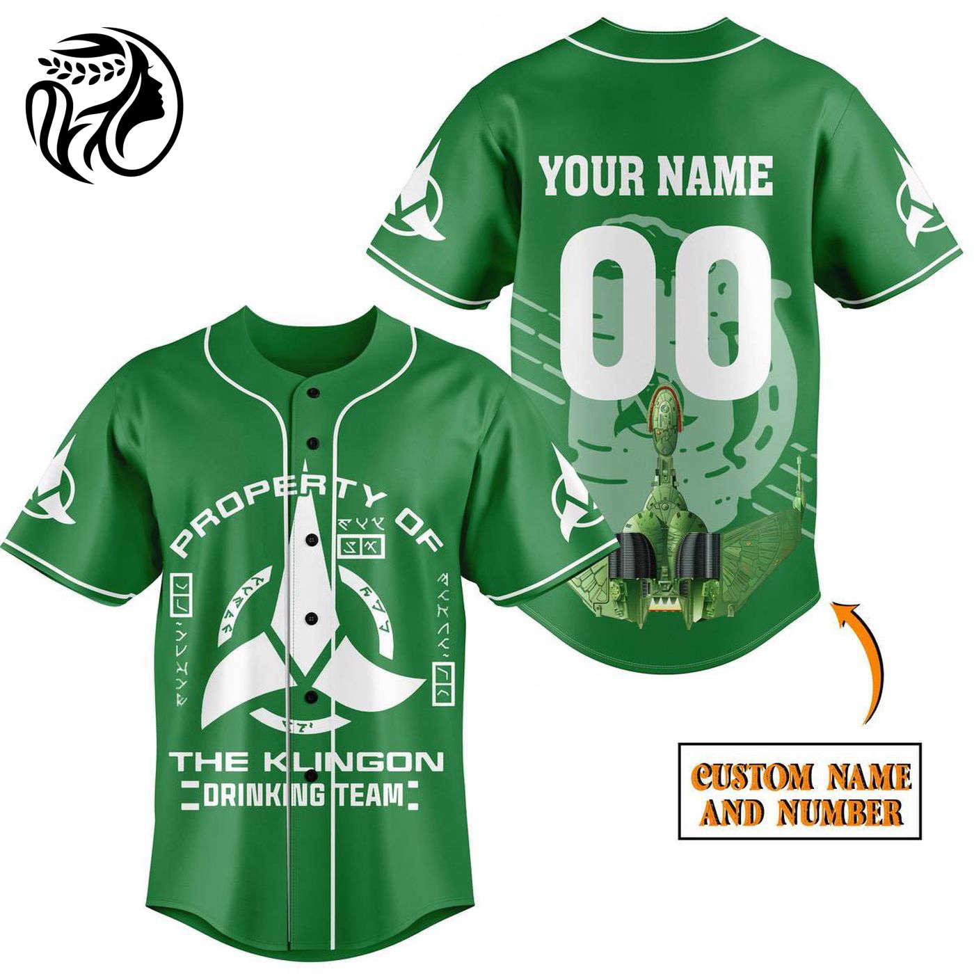 Klingon Drinking Team Baseball Jersey For Men Women And Kids Gift