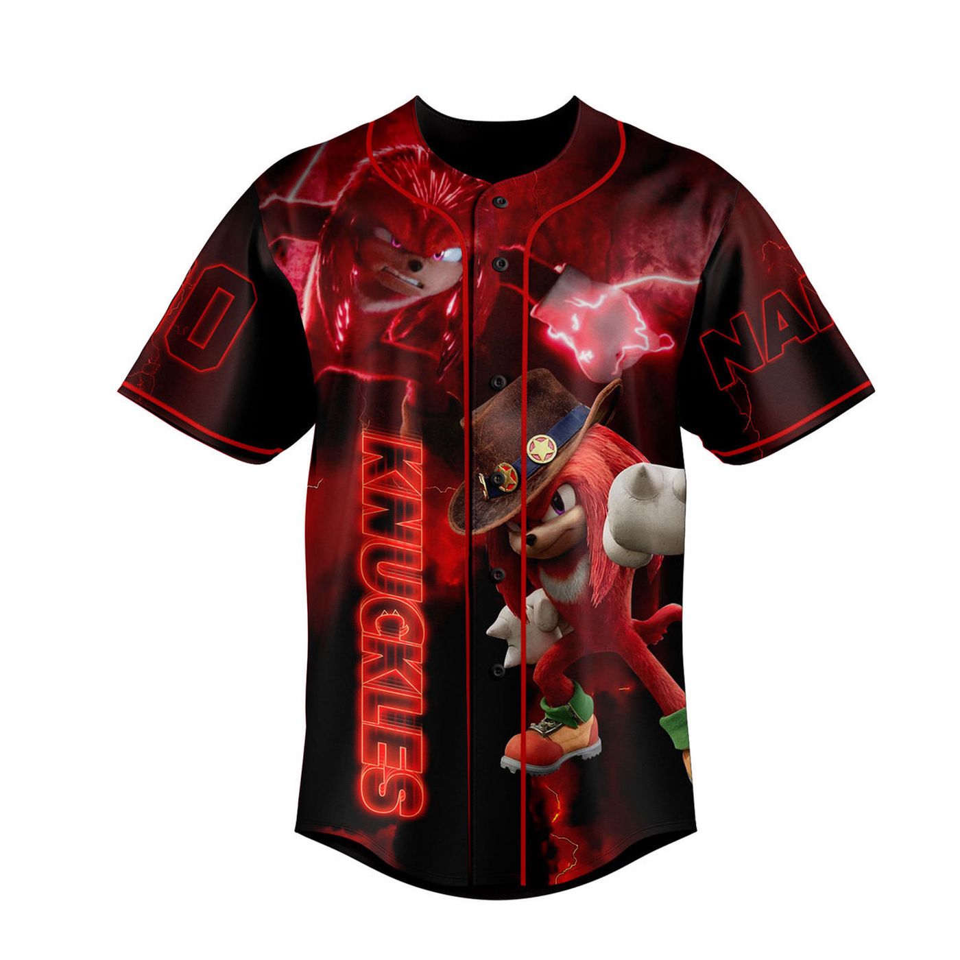 Knuckles Baseball Jersey For Men Women And Kids Gift