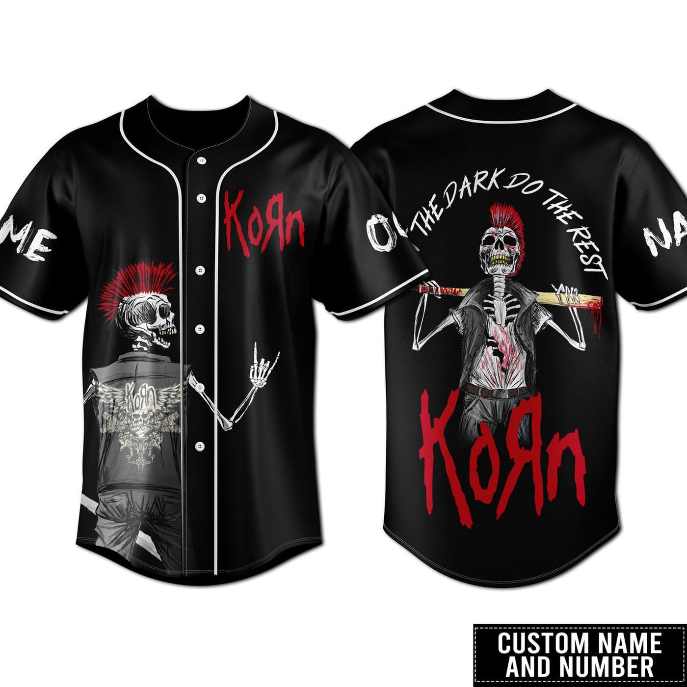Korn Baseball Jersey For Men Women And Kids Gift