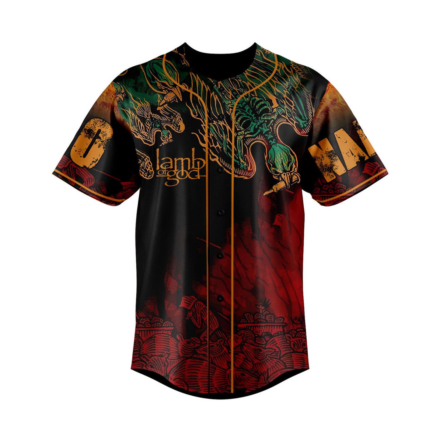 Lamb Of God Baseball Jersey For Men Women And Kids Gift