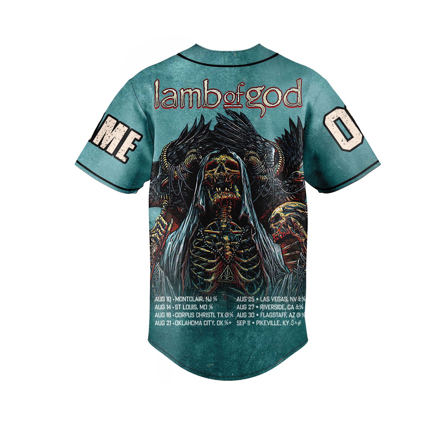 Lamb Of God Baseball Jersey For Men Women And Kids Gift