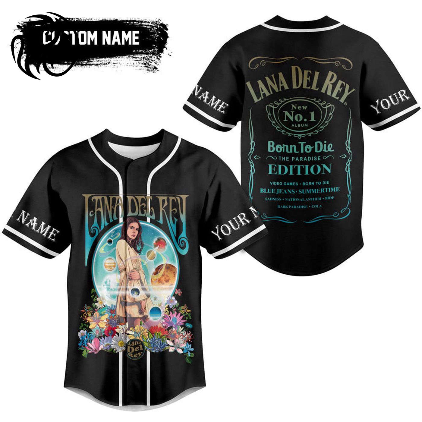 Lana Del Rey Baseball Jersey For Men Women And Kids Gift