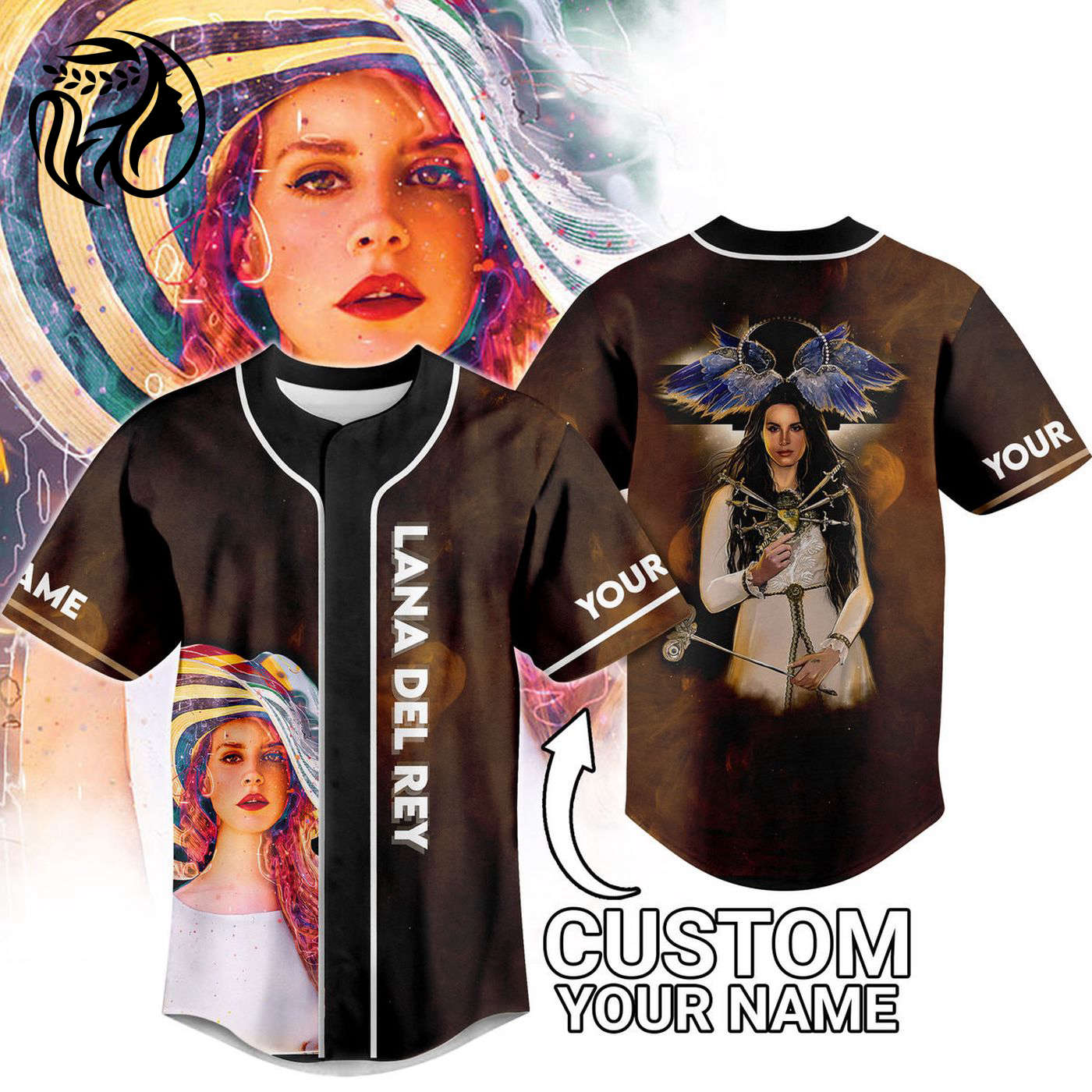Lana Del Rey Baseball Jersey For Men Women And Kids Gift