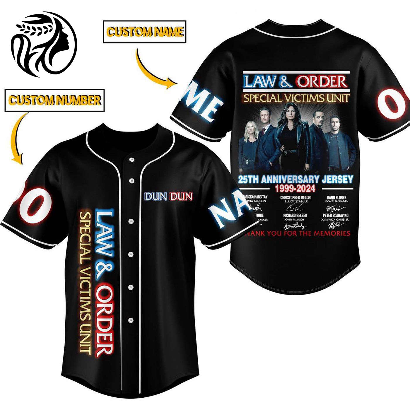 Law & Order Baseball Jersey For Men Women And Kids Gift